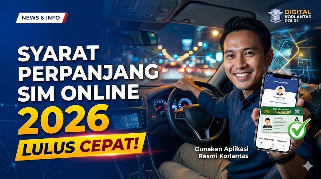 Syarat perpanjang SIM online