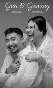 Gita Bhebhita Resmi Menikah - Komika Nikmat Momen Bahagia Bersama Ganang Aji